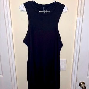 Plus Size Skims Cotton Ribbed Tank Dress